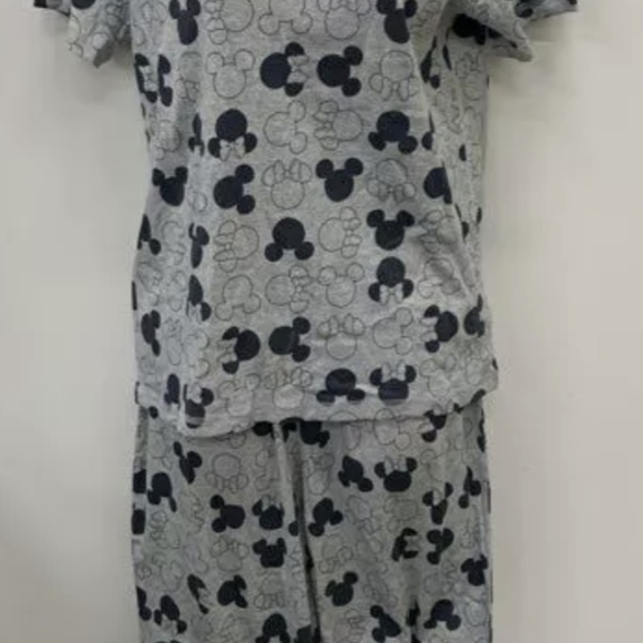 Disney Mickey Mouse Gender-Neutral Pajamas for Adults Size Small NWT 100% Cotton - Picture 2 of 6